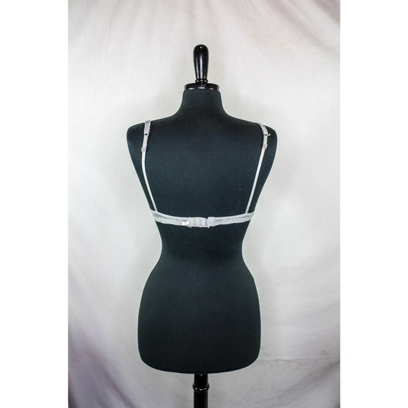 Victoria's Secret Pink Flirt Push Up Bra Zebra Print Gray White Pink Siz… - Picture 2 of 3